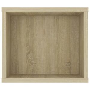 Έπιπλο Τηλεόρασης Κρεμ. Sonoma Δρυς 100x30x26,5 εκ. Επεξ. Ξύλο