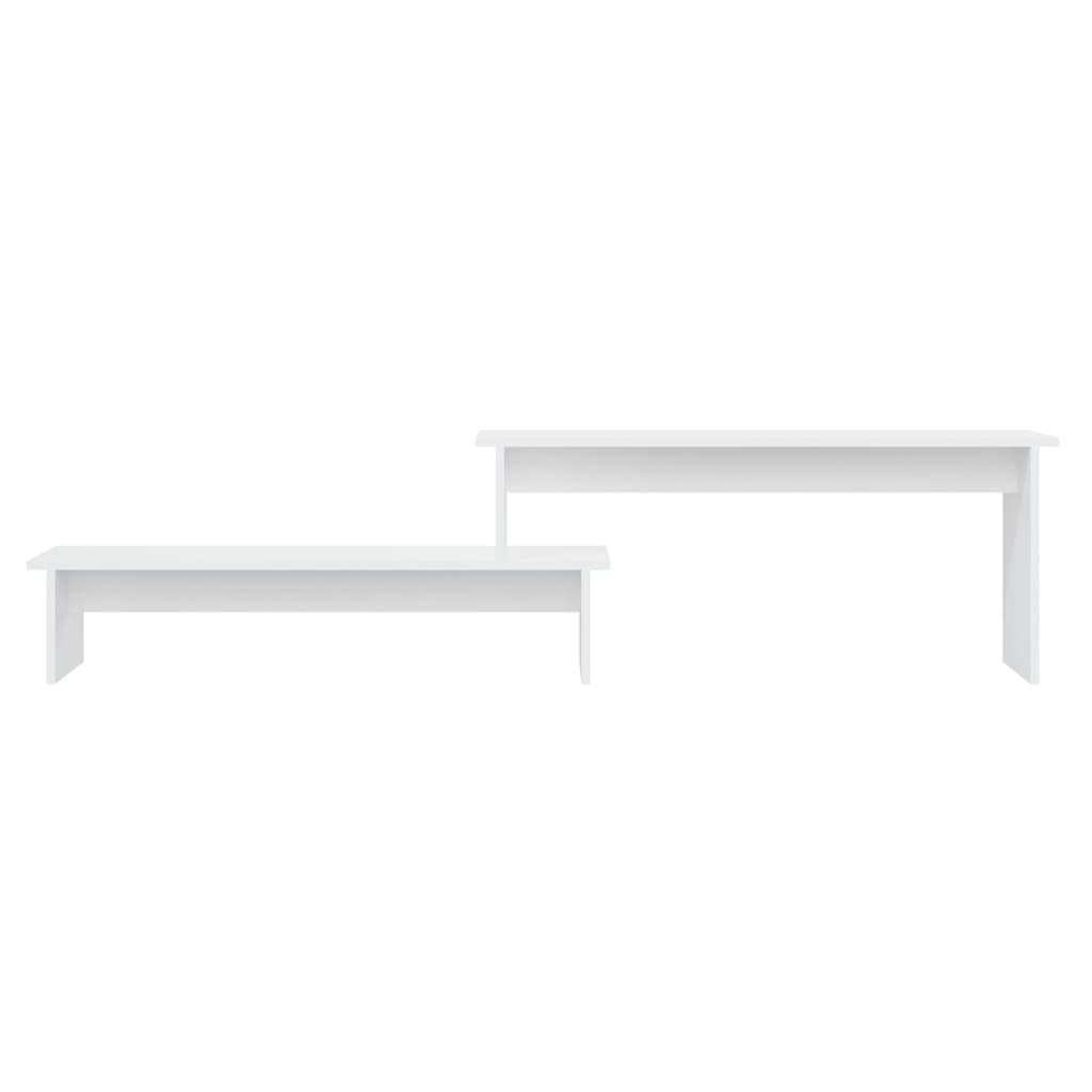 Έπιπλο Τηλεόρασης Λευκό 180 x 30 x 43 εκ. από Επεξ. Ξύλο