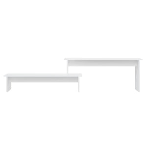 Έπιπλο Τηλεόρασης Λευκό 180 x 30 x 43 εκ. από Επεξ. Ξύλο