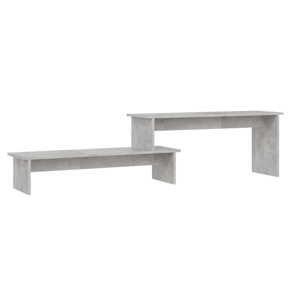 Έπιπλο Τηλεόρασης Γκρι Σκυροδέματος 180x30x43 εκ. Μοριοσανίδα - Pakobazaar