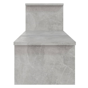 Έπιπλο Τηλεόρασης Γκρι Σκυροδέματος 180x30x43 εκ. Μοριοσανίδα - Pakobazaar