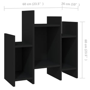 Βοηθητικό Ντουλάπι Μαύρο 60 x 26 x 60 εκ. από Επεξ. Ξύλο