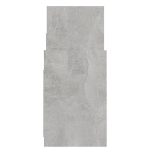 Βοηθητικό Ντουλάπι Γκρι Σκυροδέματος 60x26x60 εκ. Επεξ. Ξύλο