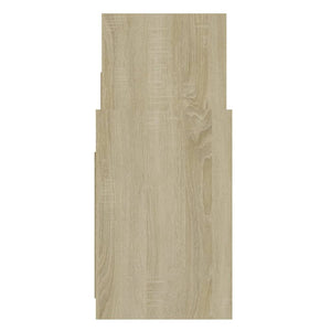 Βοηθητικό Ντουλάπι Sonoma Δρυς/Λευκό 60x26x60 εκ. Μοριοσανίδα