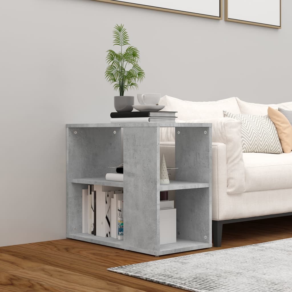 Βοηθητικό Ντουλάπι Γκρι Σκυροδέματος 60x30x50 εκ. Επεξ. Ξύλο - Pakobazaar