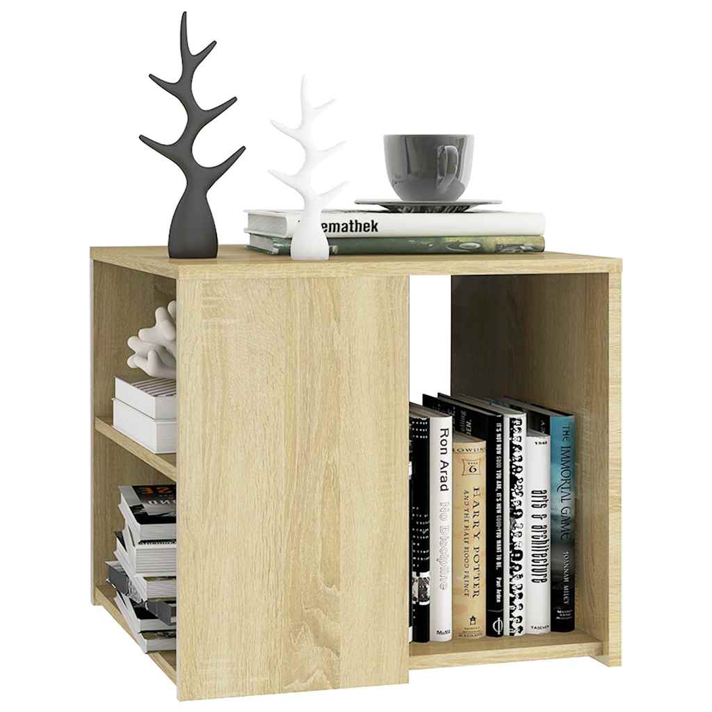 Τραπέζι Βοηθητικό Sonoma Δρυς 50 x 50 x 45 εκ. από Επεξ. Ξύλο
