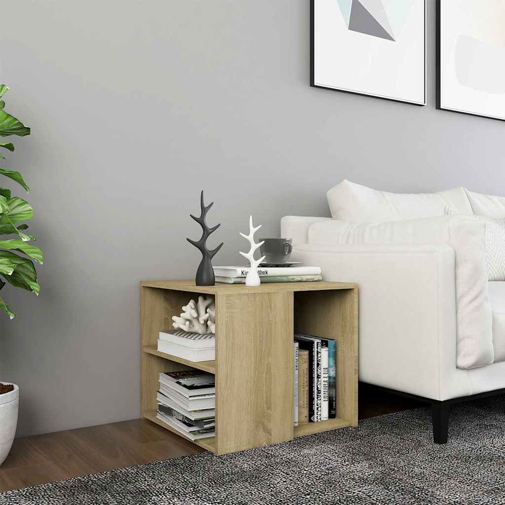 Τραπέζι Βοηθητικό Sonoma Δρυς 50 x 50 x 45 εκ. από Επεξ. Ξύλο