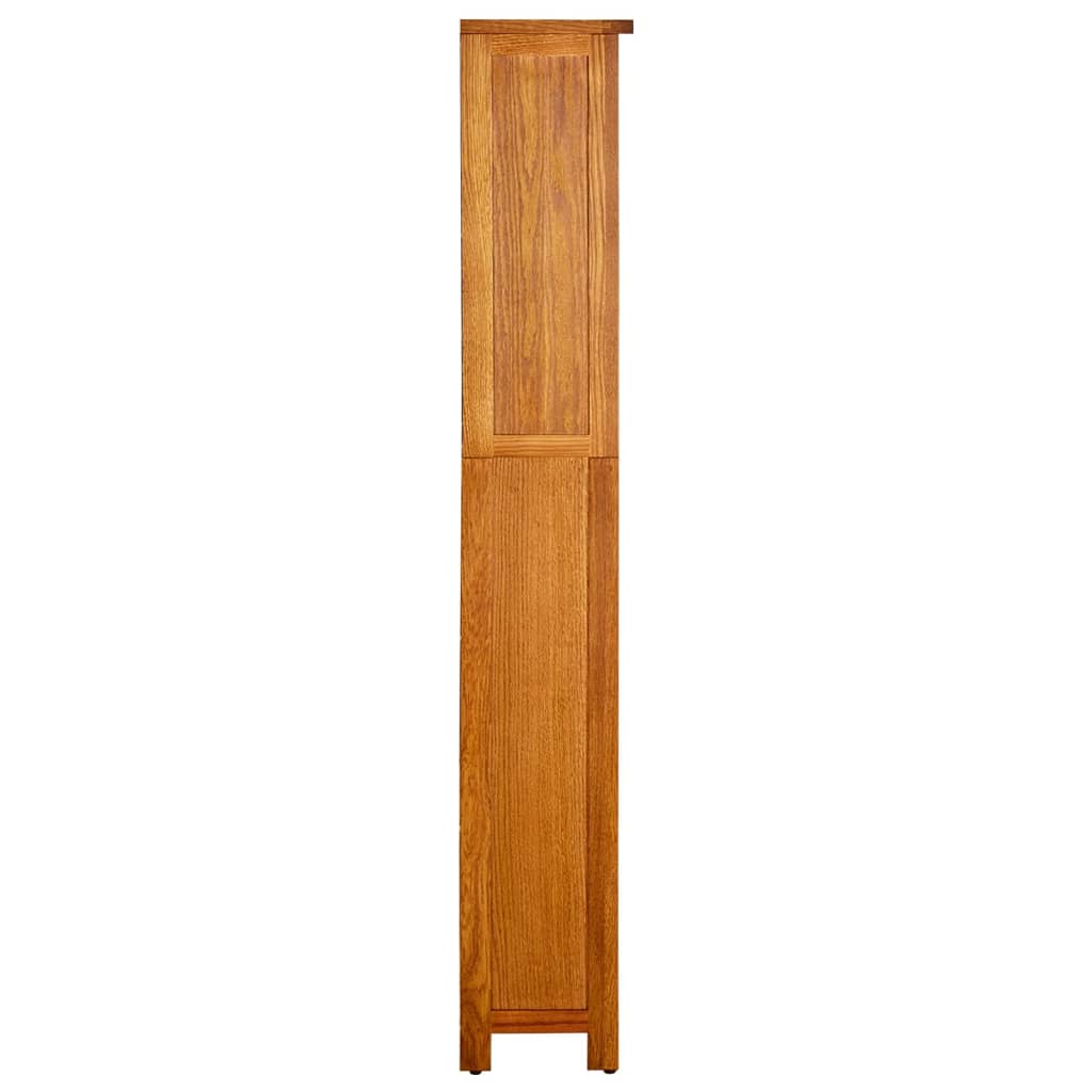 Βιβλιοθήκη με 5 Επίπεδα 70 x 22 x 140 εκ. από Μασίφ Ξύλο Δρυός - Pakobazaar
