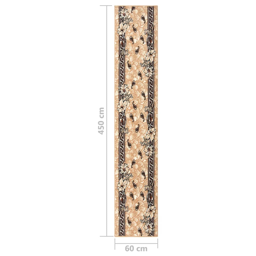Χαλί Διάδρομος Μπεζ 60 x 450 εκ. από BCF - Pakobazaar