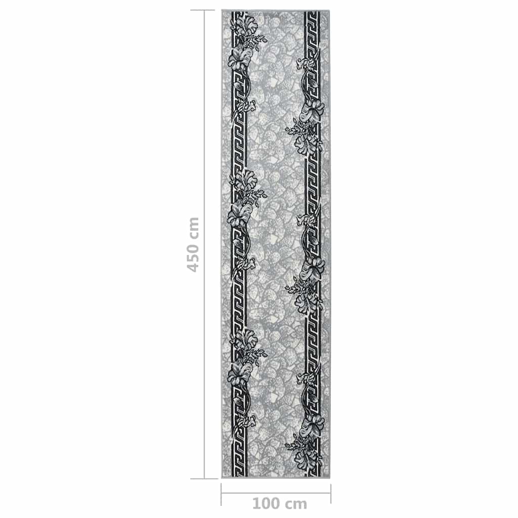 Χαλί Διάδρομος Γκρι 100 x 450 εκ. από BCF - Pakobazaar