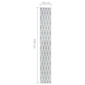 Χαλί Διάδρομος Γκρι / Λευκό 60 x 450 εκ. από BCF