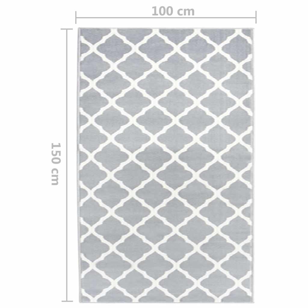 Χαλί Διάδρομος Γκρι / Λευκό 100 x 150 εκ. από BCF