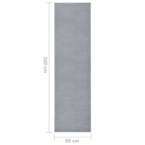 Χαλί Διάδρομος Γκρι 80 x 300 εκ. από BCF