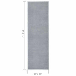 Χαλί Διάδρομος Γκρι 100 x 350 εκ. από BCF - Pakobazaar