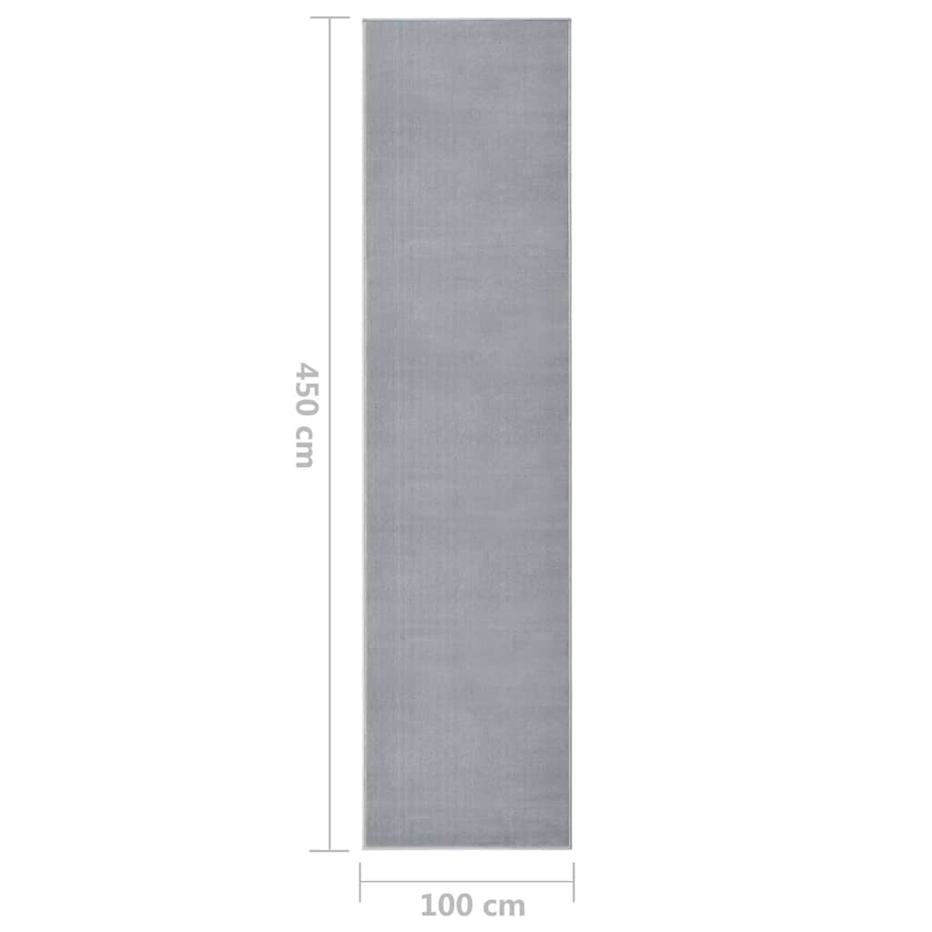 Χαλί Διάδρομος Γκρι 100 x 450 εκ. από BCF - Pakobazaar