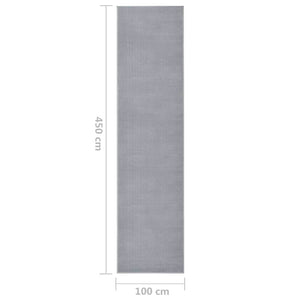 Χαλί Διάδρομος Γκρι 100 x 450 εκ. από BCF - Pakobazaar