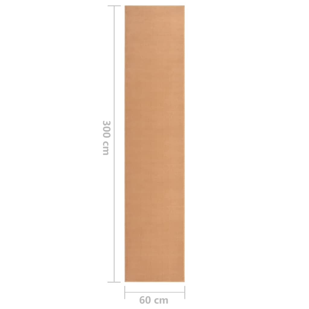 Χαλί Διάδρομος Μπεζ 60 x 300 εκ. από BCF - Pakobazaar