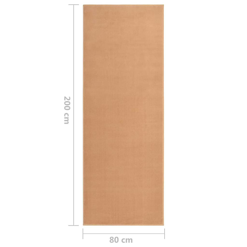 Χαλί Διάδρομος Μπεζ 80 x 200 εκ. από BCF - Pakobazaar