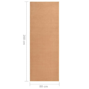 Χαλί Διάδρομος Μπεζ 80 x 200 εκ. από BCF - Pakobazaar