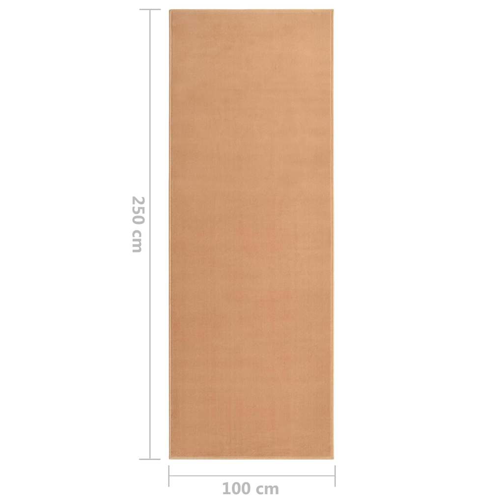 Χαλί Διάδρομος Μπεζ 100 x 250 εκ. από BCF