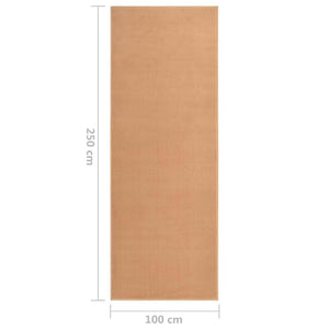 Χαλί Διάδρομος Μπεζ 100 x 250 εκ. από BCF