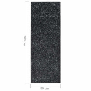 Χαλί Διάδρομος Ανθρακί 80 x 200 εκ. από BCF - Pakobazaar