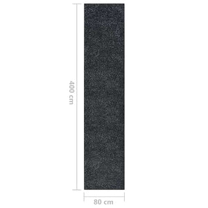 Χαλί Διάδρομος Ανθρακί 80 x 400 εκ. από BCF - Pakobazaar
