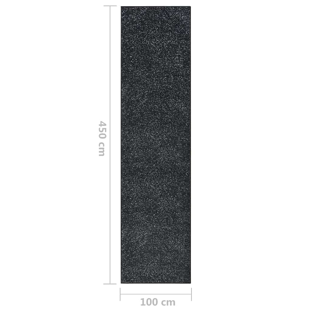 Χαλί Διάδρομος Ανθρακί 100 x 450 εκ. από BCF