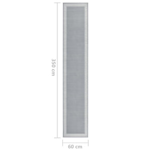 Χαλί Διάδρομος με Σχέδια Γκρι 60 x 350 εκ. από BCF
