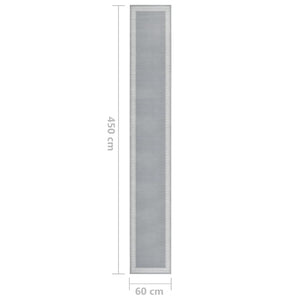 Χαλί Διάδρομος με Σχέδια Γκρι 60 x 450 εκ. από BCF