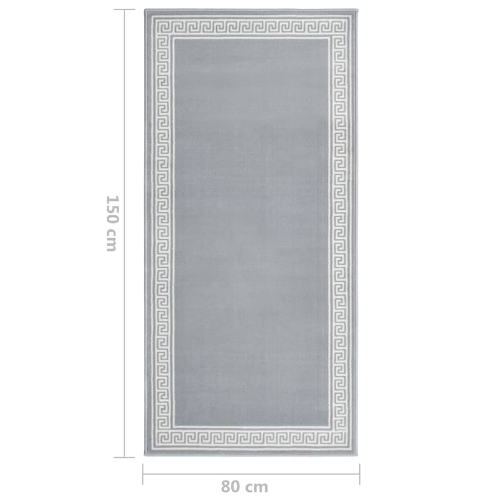 Χαλί Διάδρομος με Σχέδια Γκρι 80 x 150 εκ. από BCF