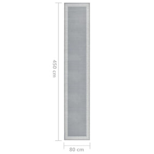 Χαλί Διάδρομος με Σχέδια Γκρι 80 x 450 εκ. από BCF