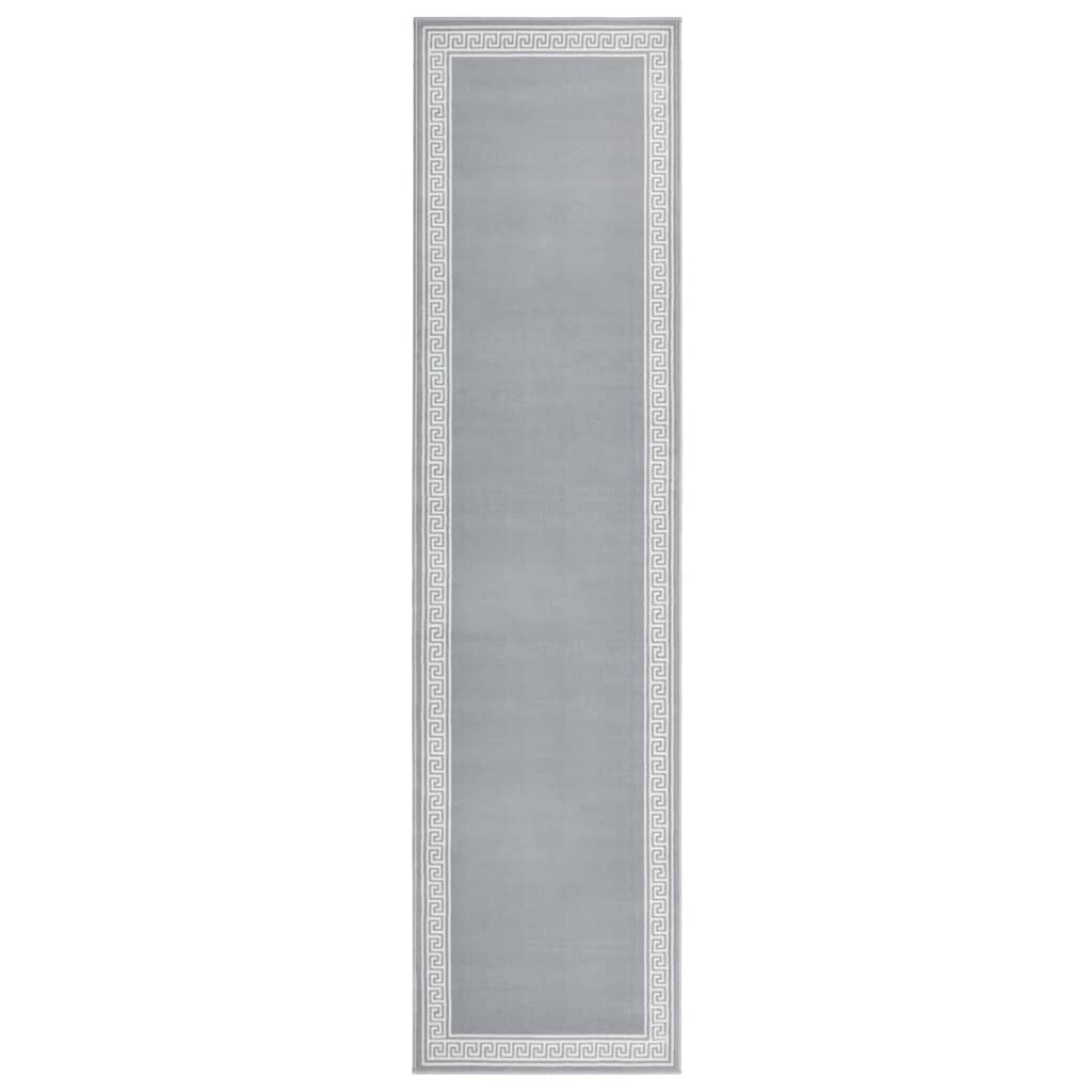 Χαλί Διάδρομος με Σχέδια Γκρι 100 x 450 εκ. από BCF