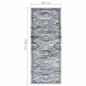 Χαλί Διάδρομος Γκρι Οριεντάλ 80 x 200 εκ. από BCF - Pakobazaar