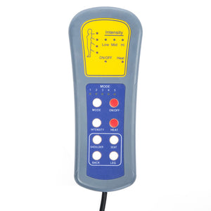 Πολυθρόνα Μασάζ Ανακλινόμενη Ηλεκτρική Κόκκινη Συνθετικό Δέρμα