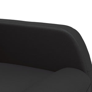 Πολυθρόνα Μασάζ Ηλεκτρική Μαύρο από Συνθετικό Δέρμα