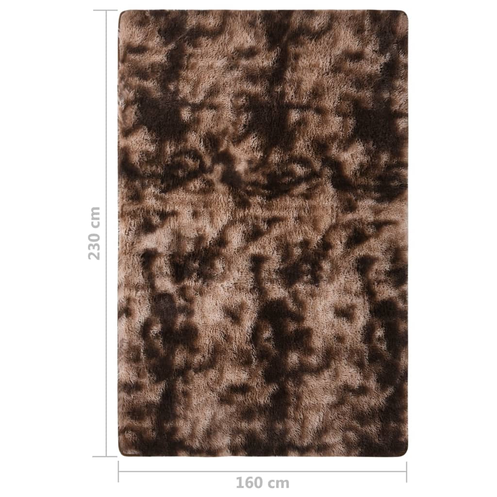 Χαλί Shaggy Taupe 230 x 160 εκ. - Pakobazaar