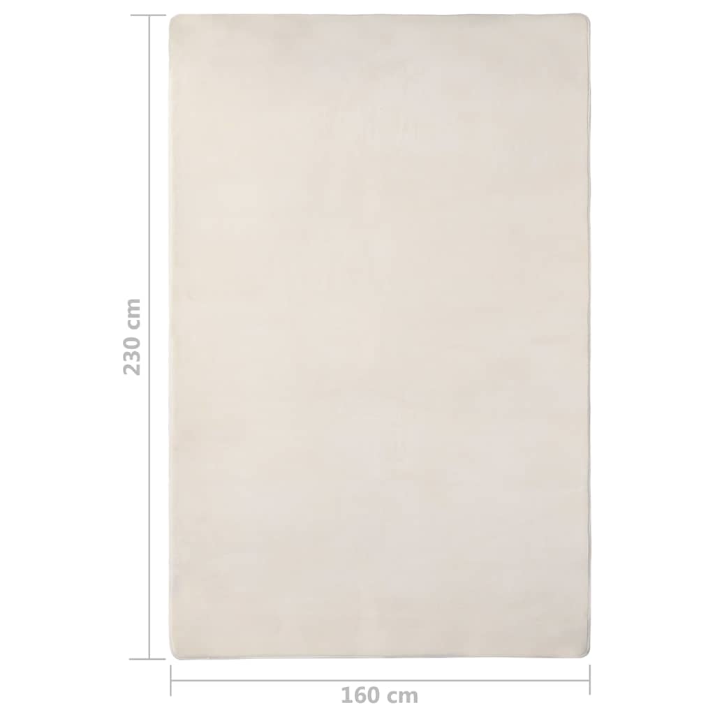 Χαλί Teddy Κρεμ 230 x 160 εκ. - Pakobazaar