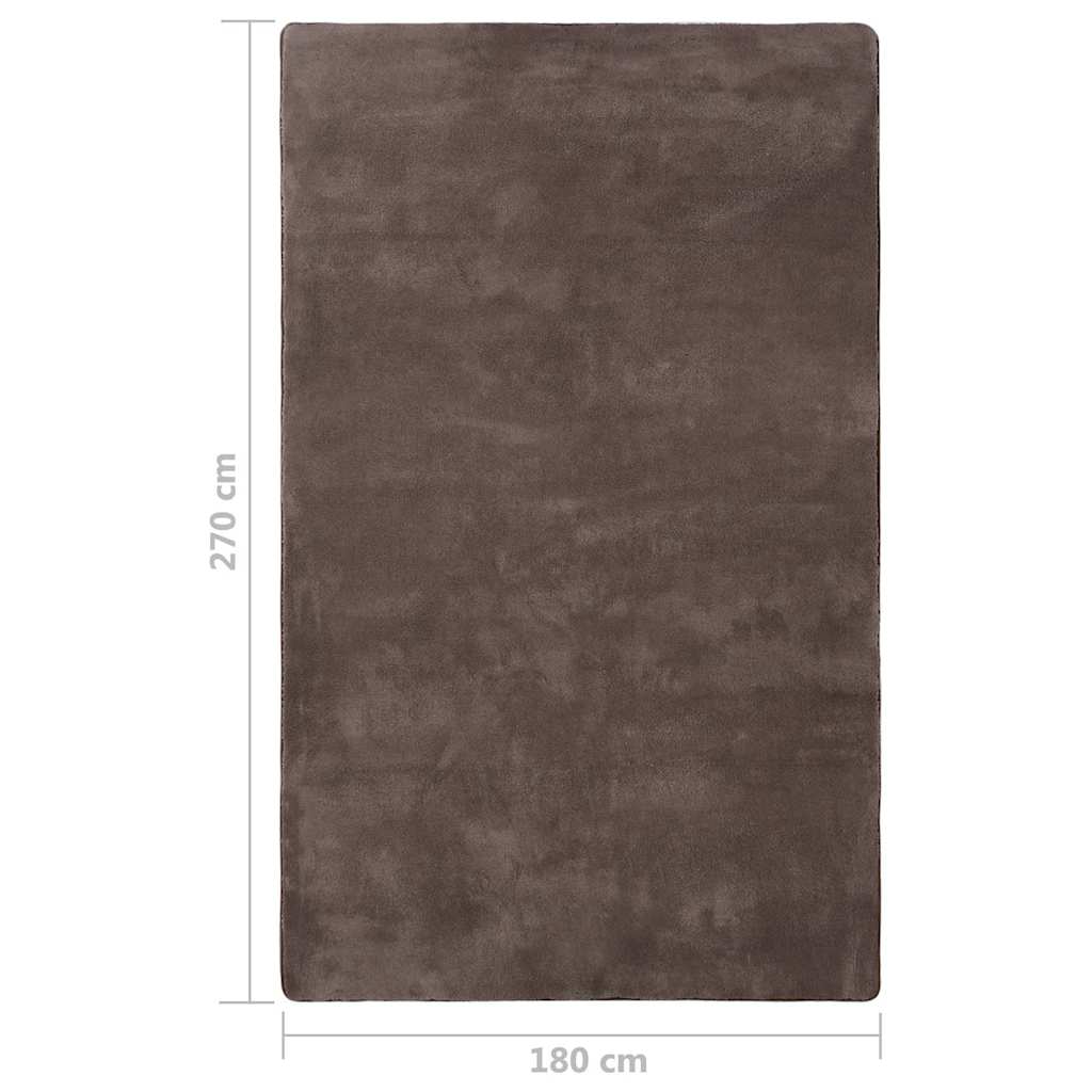 Χαλί Teddy Taupe 270 x 180 εκ. - Pakobazaar