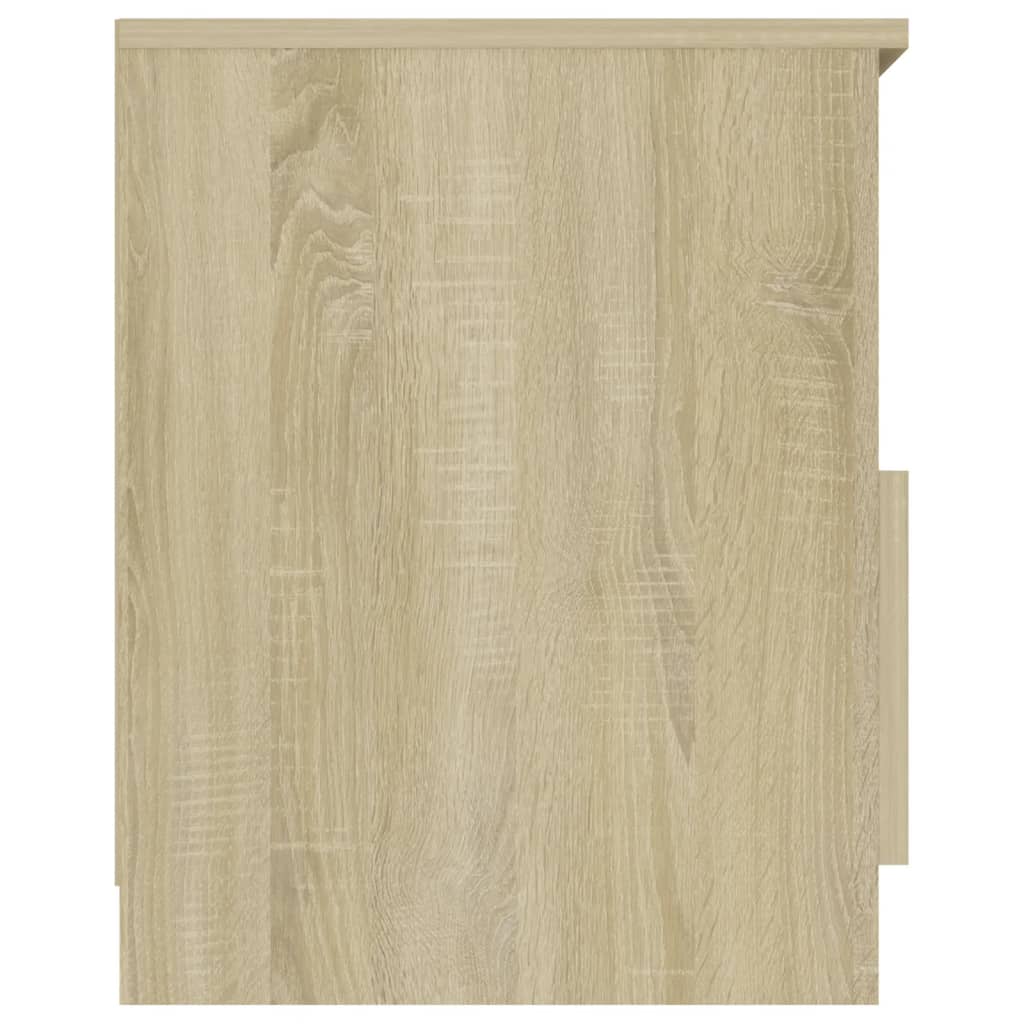 Κομοδίνο Sonoma Δρυς 40 x 40 x 50 εκ. από Επεξ. Ξύλο