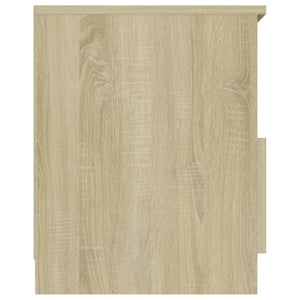 Κομοδίνο Sonoma Δρυς 40 x 40 x 50 εκ. από Επεξ. Ξύλο