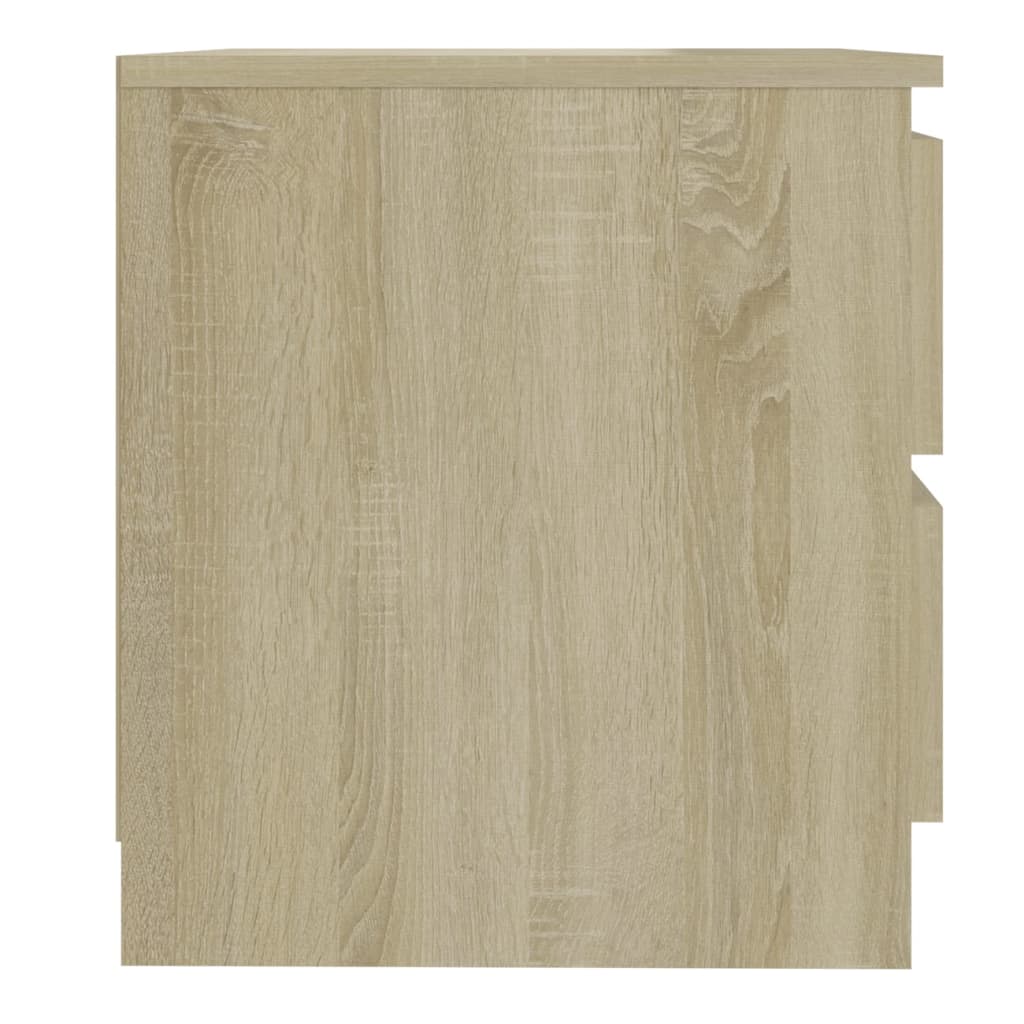 Κομοδίνα 2 τεμ. Sonoma Δρυς 50 x 39 x 43,5 εκ. από Επεξ. Ξύλο