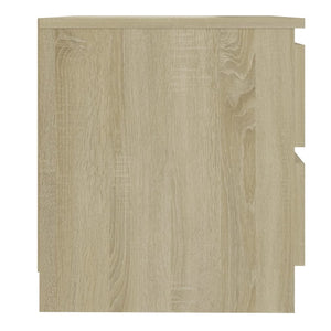 Κομοδίνα 2 τεμ. Sonoma Δρυς 50 x 39 x 43,5 εκ. από Επεξ. Ξύλο