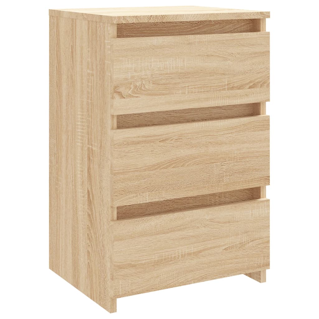 Κομοδίνο Sonoma Δρυς 40 x 35 x 62,5 εκ. από Επεξ. Ξύλο