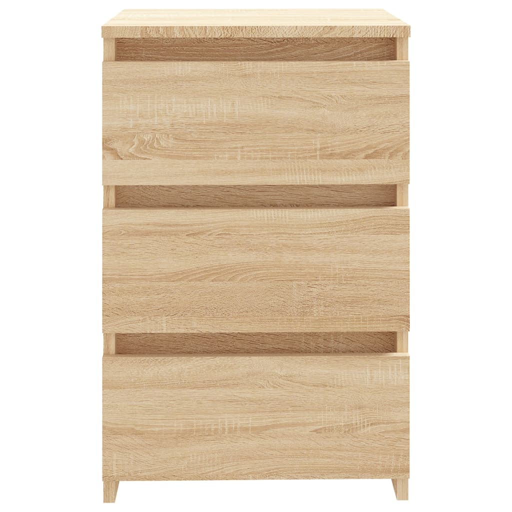 Κομοδίνο Sonoma Δρυς 40 x 35 x 62,5 εκ. από Επεξ. Ξύλο