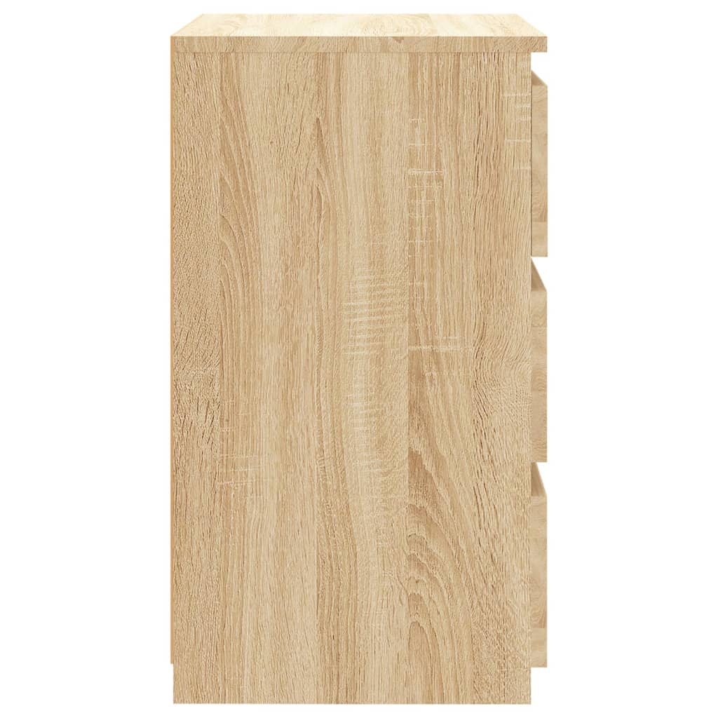Κομοδίνο Sonoma Δρυς 40 x 35 x 62,5 εκ. από Επεξ. Ξύλο