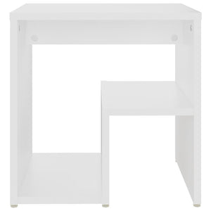 Κομοδίνα 2 τεμ. Λευκά 40 x 30 x 40 εκ. από Επεξ. Ξύλο - Pakobazaar