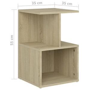 Κομοδίνο Sonoma Δρυς 35 x 35 x 55 εκ. από Επεξ. Ξύλο - Pakobazaar