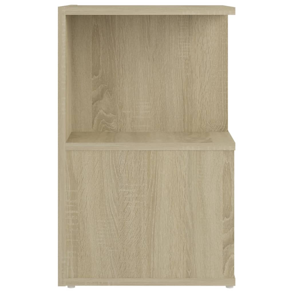 Κομοδίνα 2 τεμ. Sonoma Δρυς 35 x 35 x 55 εκ. από Επεξ. Ξύλο
