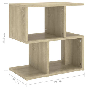 Κομοδίνο Sonoma Δρυς 50 x 30 x 51,5 εκ. από Επεξ. Ξύλο - Pakobazaar